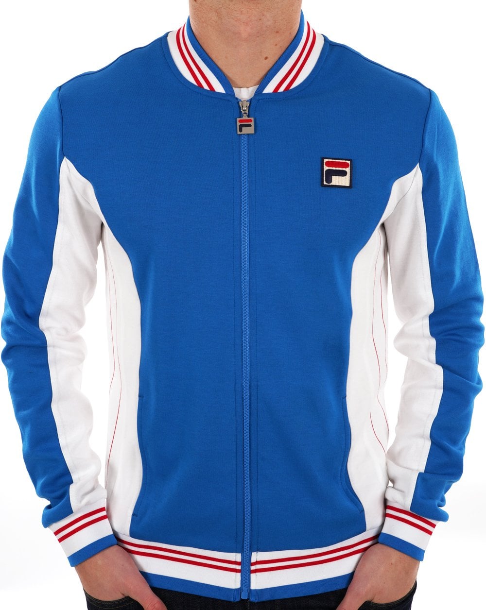 Fila Vintage Settanta Track Top Exclusive Pro Badge French Blue