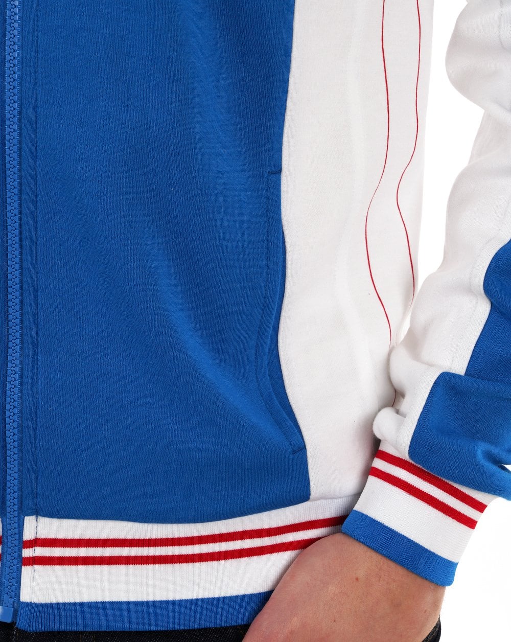Fila Vintage Settanta Trainingsjacke Exklusives Pro Badge Französischblau