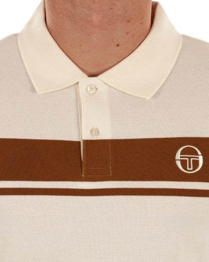 Sergio Tacchini Masters LS Poloshirt Gardenia Mocha