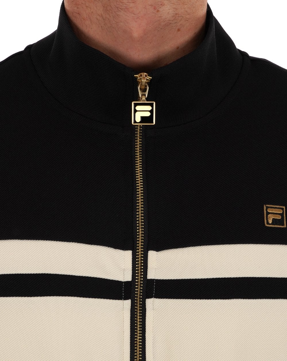 Fila Gold Rick Trainingsjacke Schwarz / Reiher