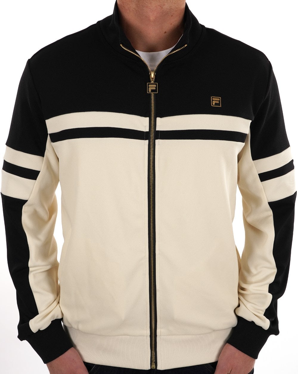 Fila Gold Rick Trainingsjacke Schwarz / Reiher