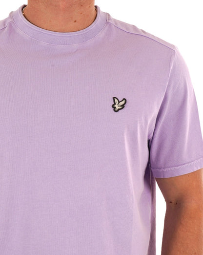 Lyle &amp; Scott Natural Dye T-Shirt Lavendel