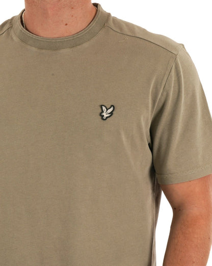 Lyle &amp; Scott Natural Dye T-Shirt Hellgrau