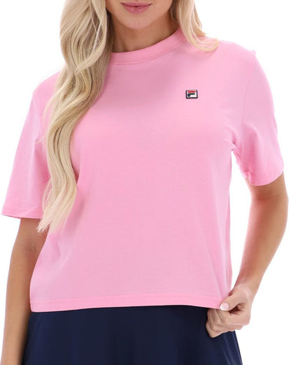 Fila Vintage Damen Holly Boxy Tee Prism Pink