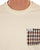 Aquascutum Club Check Pocket T Shirt Off White