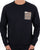 Aquascutum Iconic Pocket Crew Sweat Navy