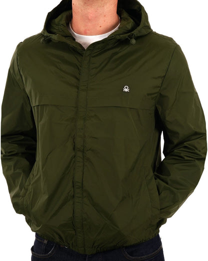 Benetton – Regenjacke mit Kapuze, Dark Forest