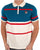 Fila Vintage Clarkson Polo Shirt Gardenia / Deep Lagoon / Red