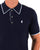 Gabicci Vintage Malcolm Knitted Polo Navy