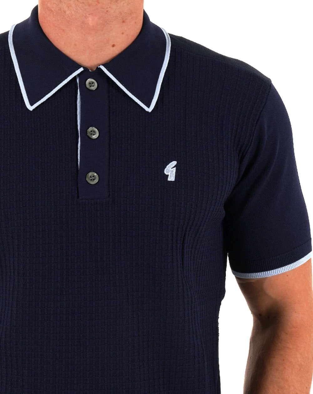 Gabicci Vintage Malcolm Strickpolo Marineblau