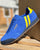 Patrick Dijon Trainers Royal Blue/Yellow