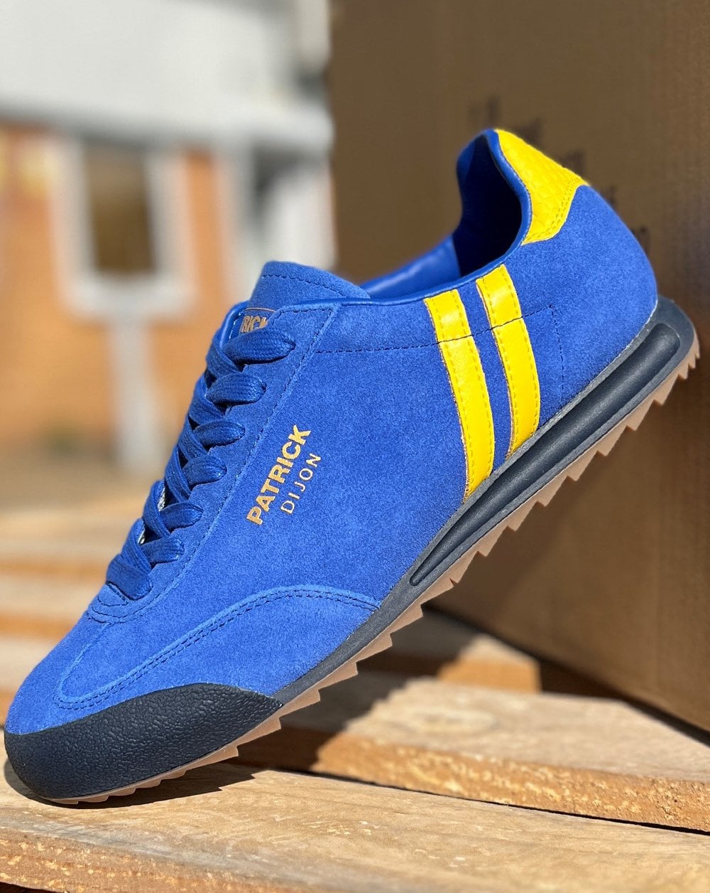 Patrick Dijon Sneakers Königsblau/Gelb