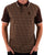 Trojan Chequerboard Diamond Panel Polo Chocolate