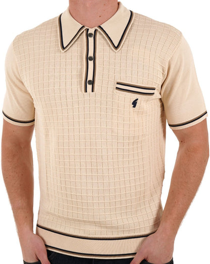 Gabicci Vintage Dario Strickpolo Creme