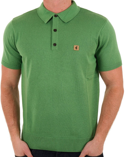 Gabicci Vintage Strickpolo Fresh Green