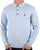 Gabicci Vintage Francesco LS Knitted Polo Sky