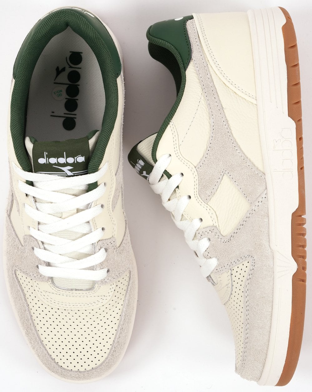 Diadora Deuce M2 Sneaker Off White/Foliage Green