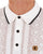 Gabicci Vintage Knitted Weave Polo Shirt White