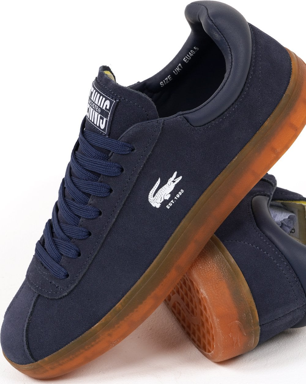 Lacoste Baseshot Sneaker Marineblau/Gummi