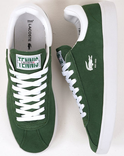 Lacoste Baseshot Sneakers Dunkelgrün/Weiß