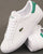 Lacoste Powercourt 125 Leather Trainers White/Green