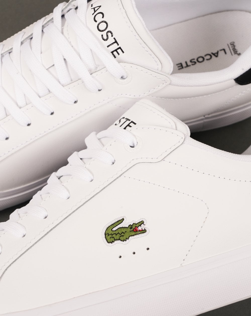 Lacoste Powercourt Sneaker Weiß/Schwarz