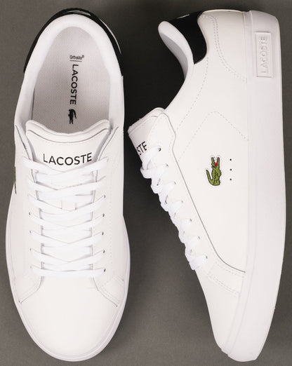 Lacoste Powercourt Sneaker Weiß/Schwarz