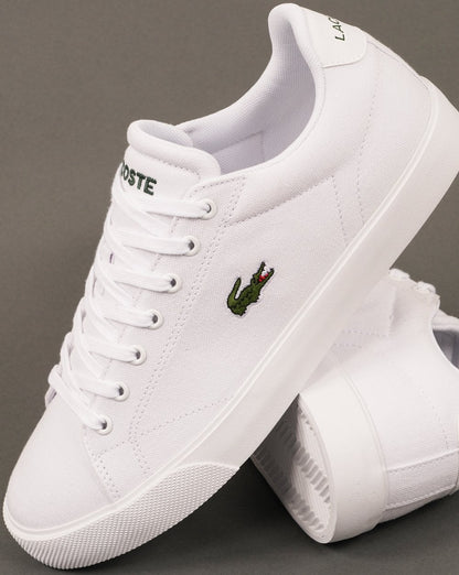 Lacoste – Lerond Set – Weiße Canvas-Sneaker