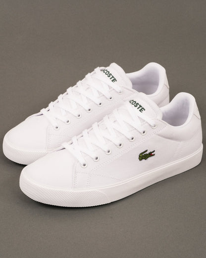 Lacoste – Lerond Set – Weiße Canvas-Sneaker