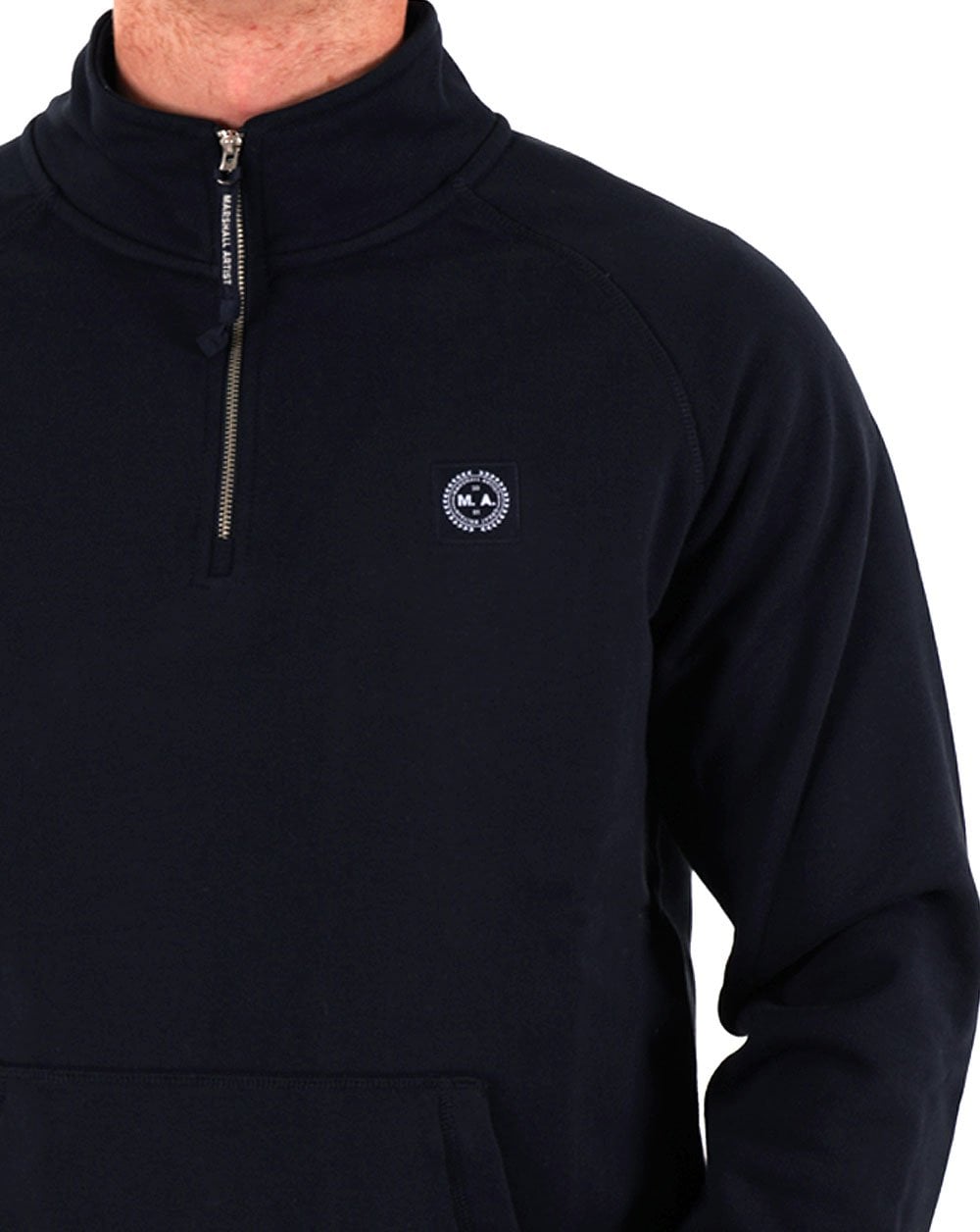 Marshall Artist Foundation – Sweatshirt mit 1/4-Reißverschluss in Marineblau