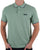Barbour International Evan Tipped Polo Shirt Granite Green
