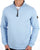 Patrick Harlem 1/4 Zip Sweat Sky Blue