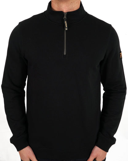 Patrick Harlem 1/4 Zip Sweatshirt Schwarz