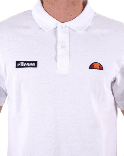 Ellesse – Monvali – Poloshirt in Weiß