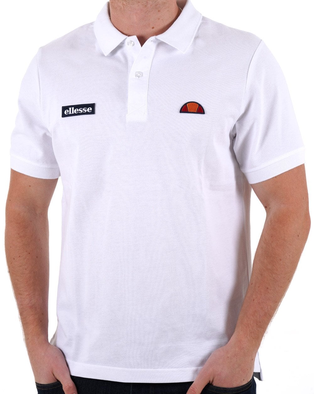 Ellesse – Monvali – Poloshirt in Weiß
