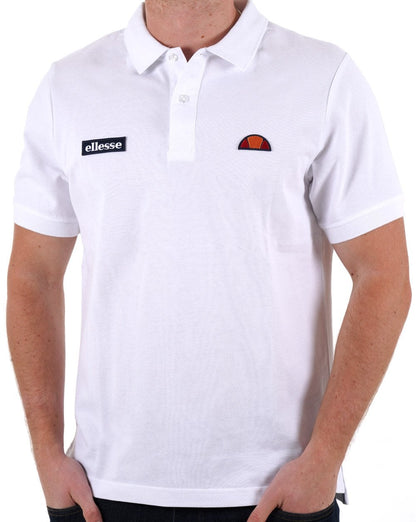 Ellesse – Monvali – Poloshirt in Weiß
