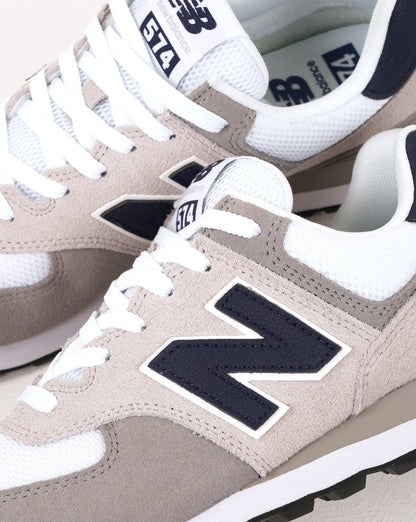New Balance 574 Trainer Grau / Weiß / Marine