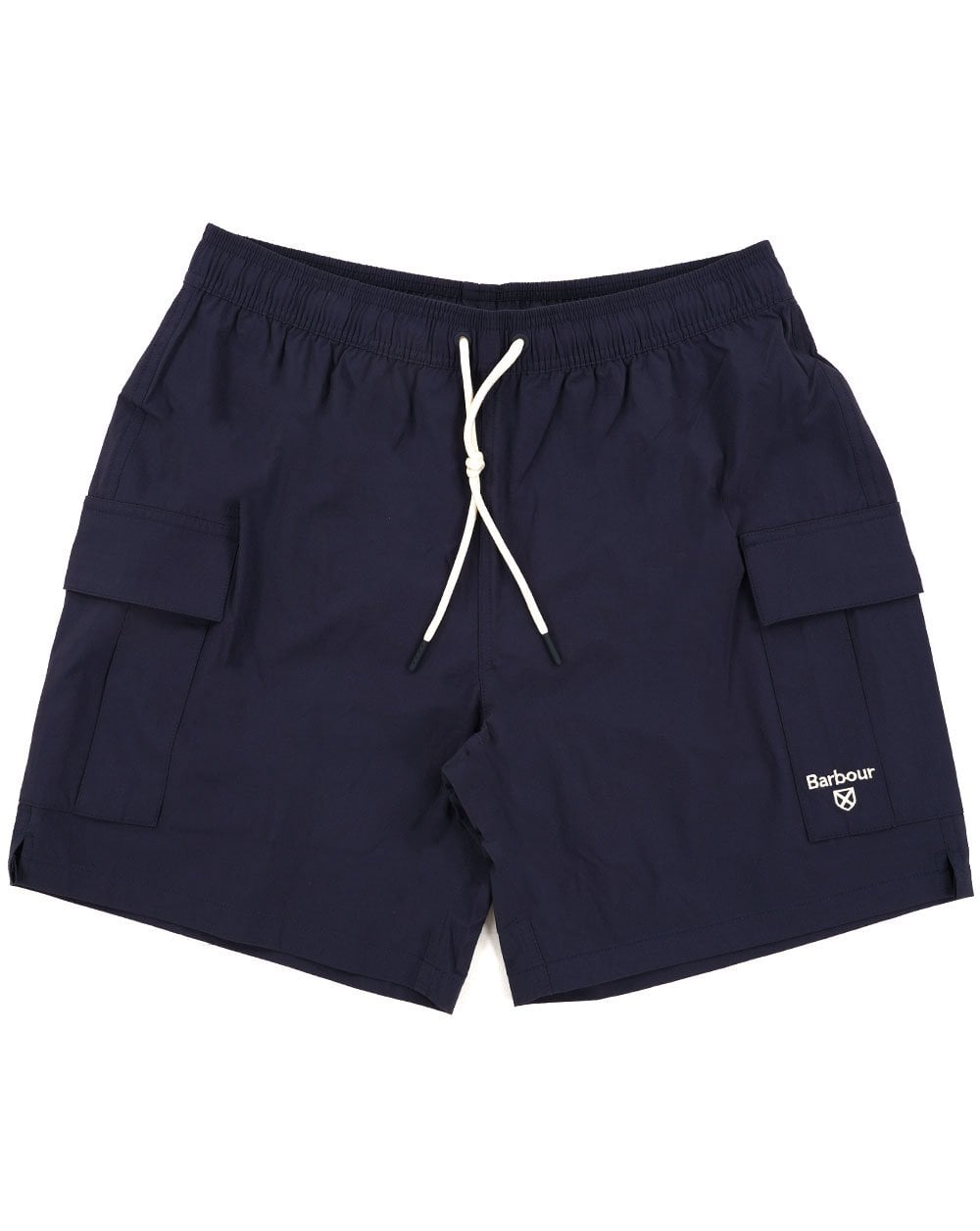 Barbour Ripstop Cargo Badeshorts Marineblau