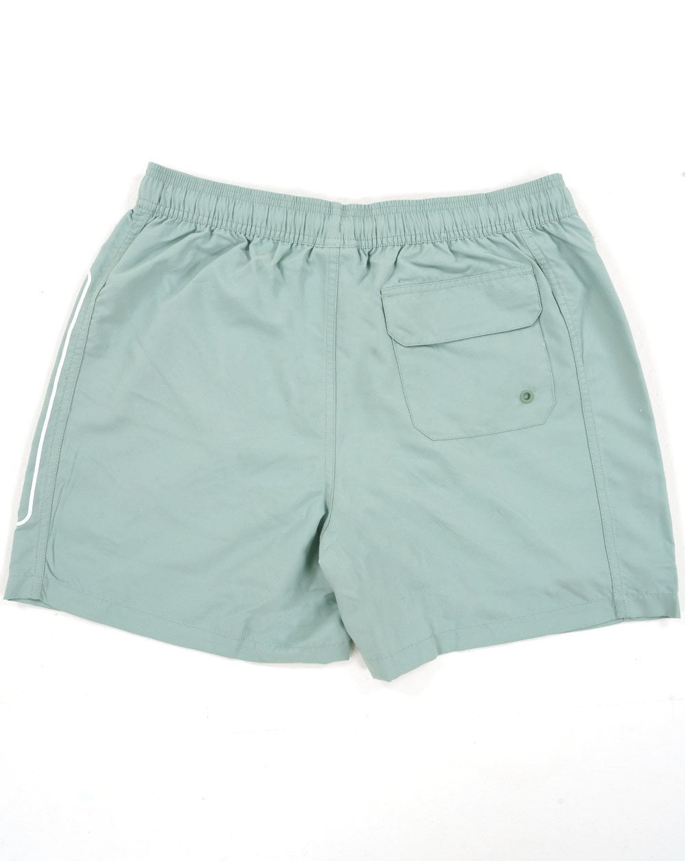 Barbour International Large Logo Swim Shorts Granite Green