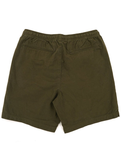 Barbour Washed Oxford Relaxed Shorts Uniformgrün