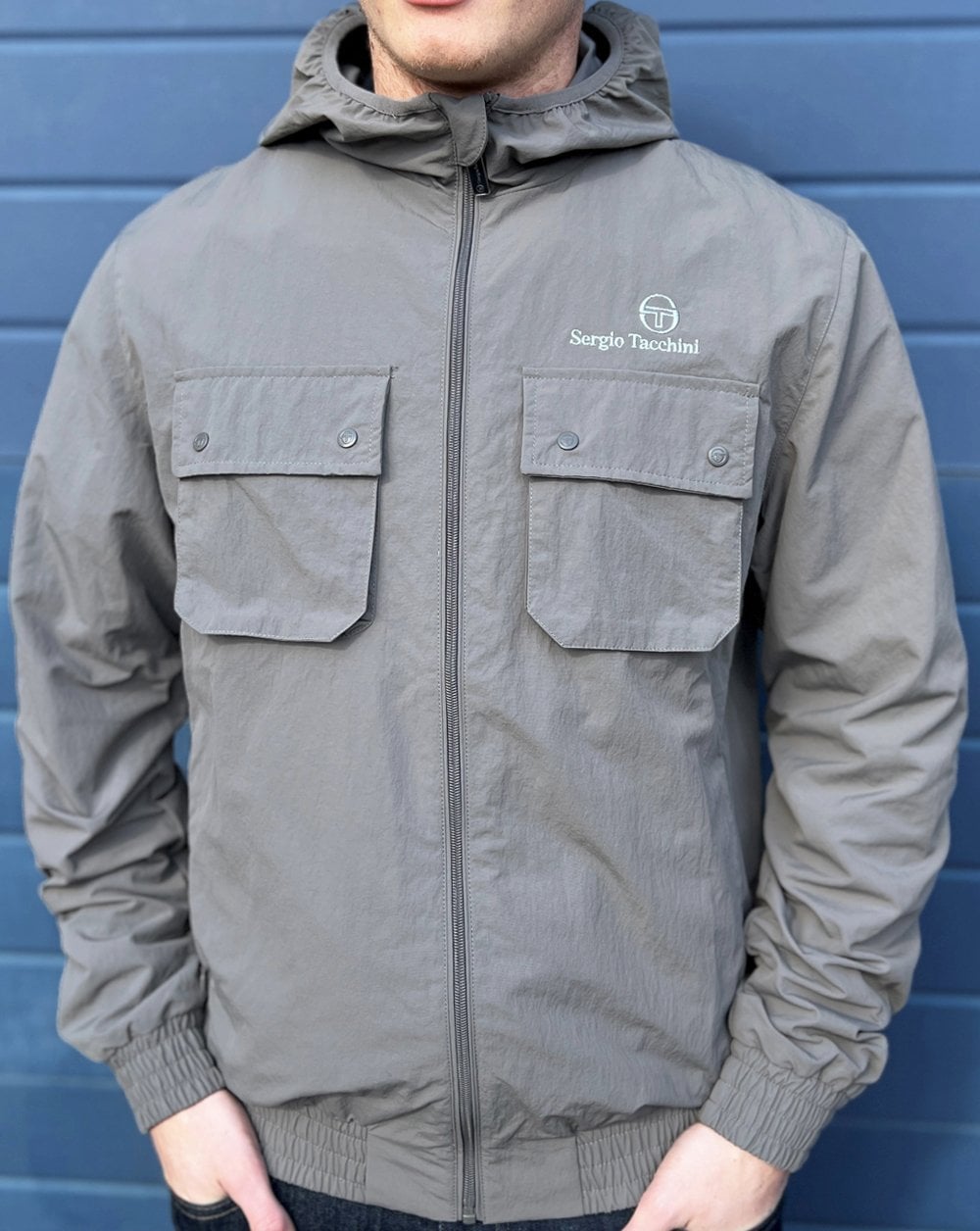 Sergio Tacchini Terrace Pocket Jacke Grau