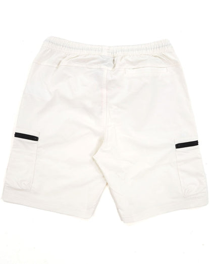 Ellesse – Bullseye – Cargo-Shorts in Off-White