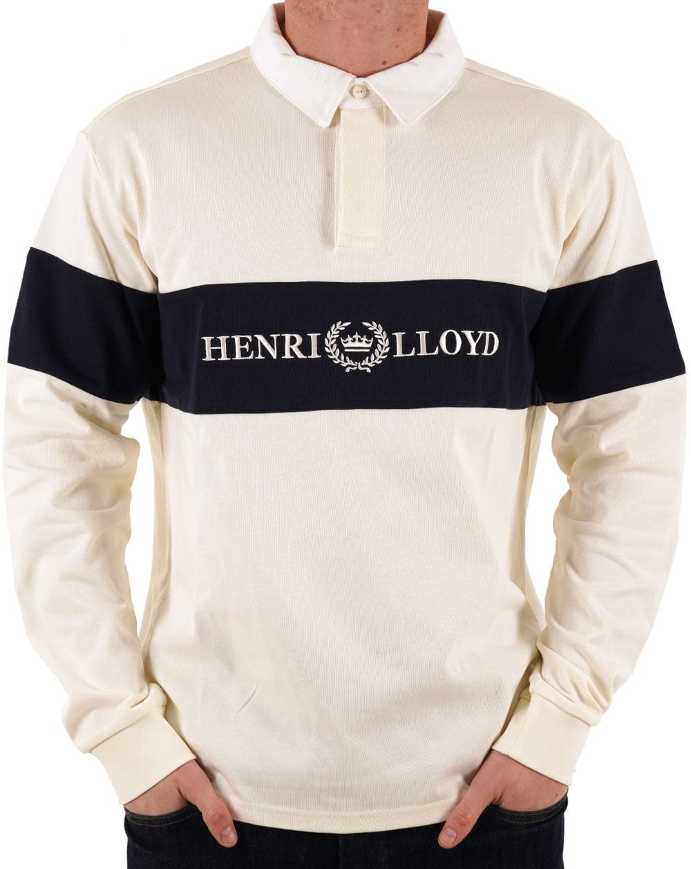 Henri Lloyd Voyager Rugby-Shirt Off-White