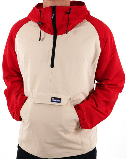 Penfield 50th Anniversary Pac Anorak Ecru/Rot