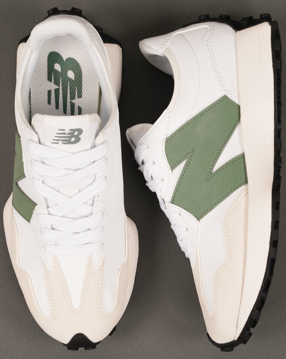 New Balance 327 Trainer Weiß/Grün