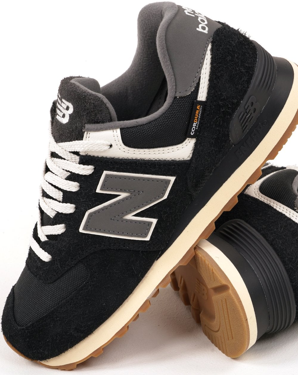 New Balance 574 Trainer Schwarz/Grau