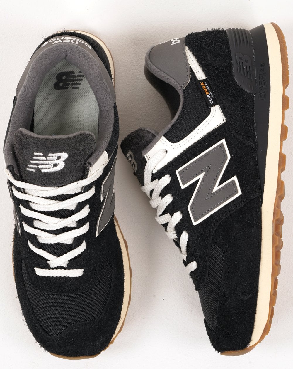 New Balance 574 Trainer Schwarz/Grau