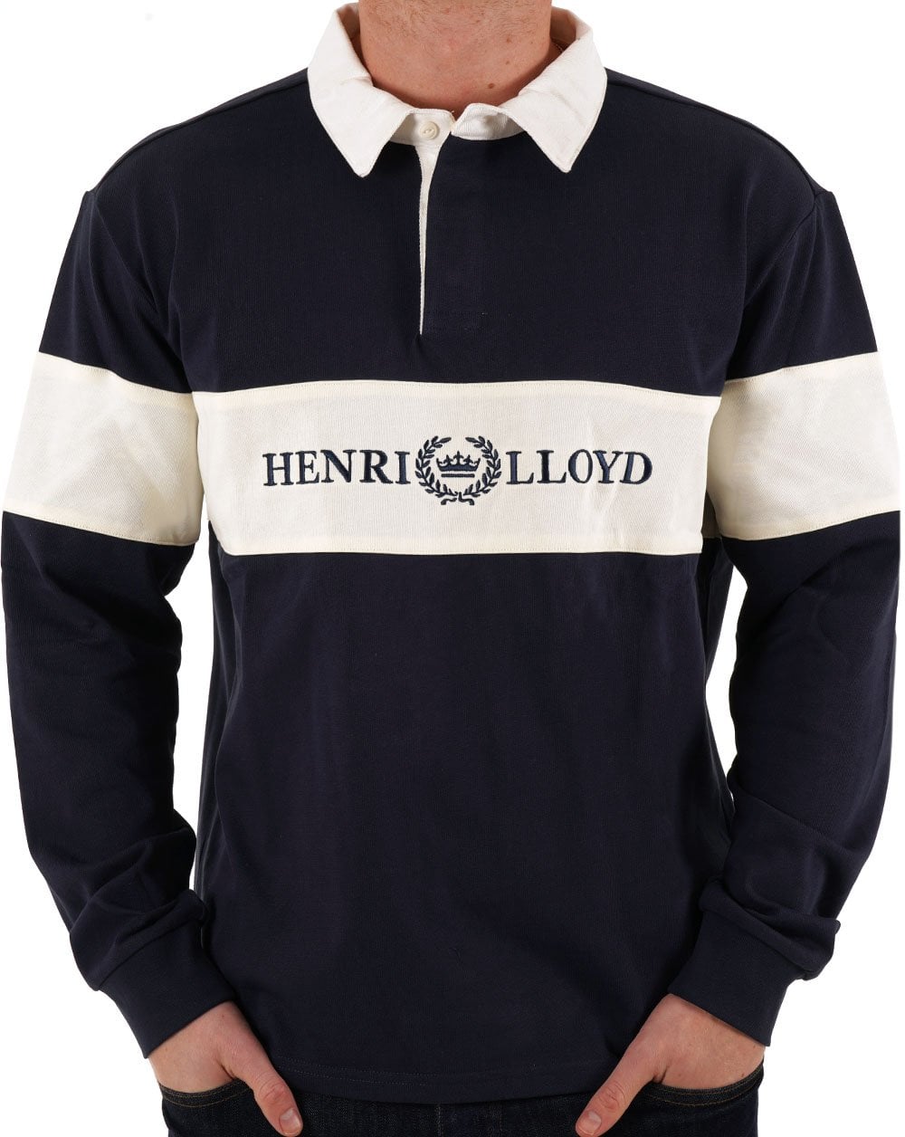 Henri Lloyd Voyager Rugby-Shirt, Marineblau