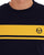 Sergio Tacchini Masters T Shirt Navy Blue/Yellow