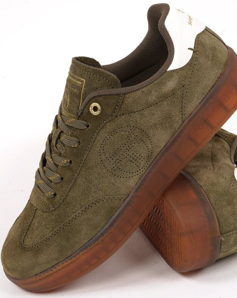 Sergio Tacchini Taormina Suede Trainers Khaki